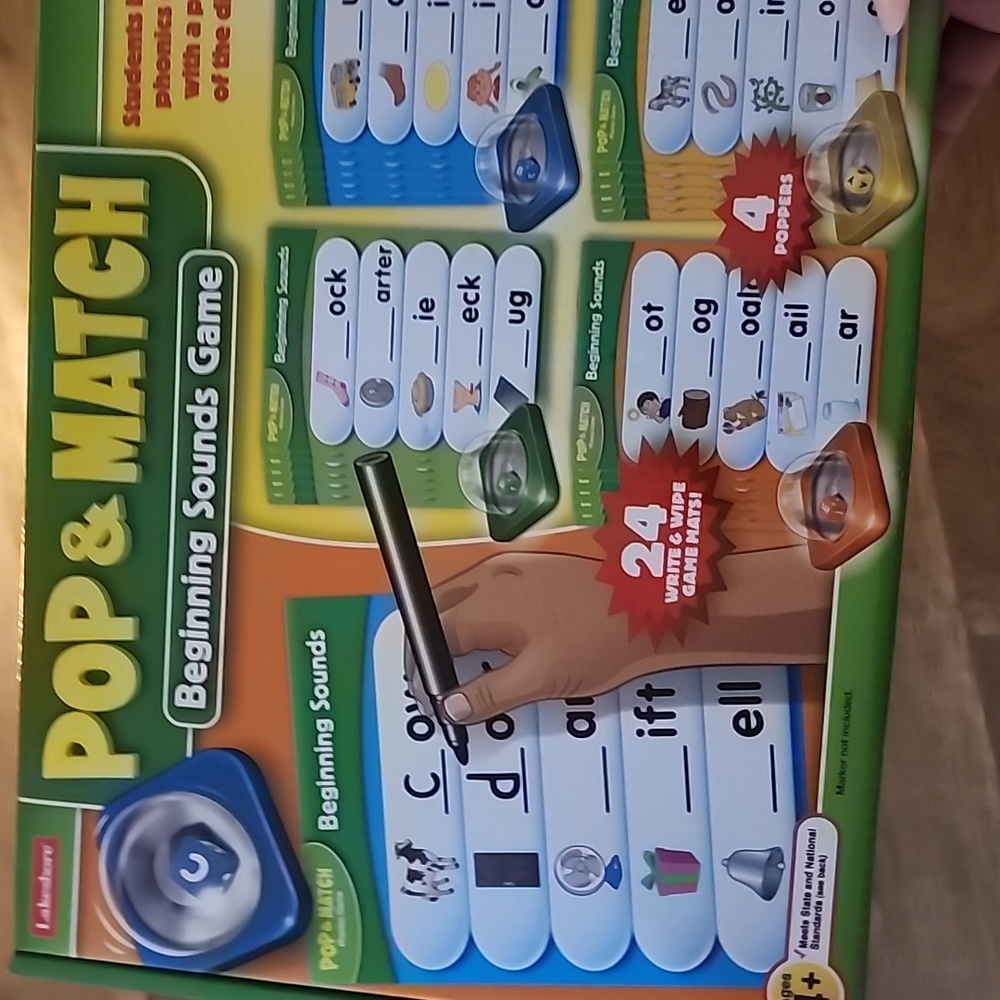 Lakeshore Pop & Match Beginning Sounds Game